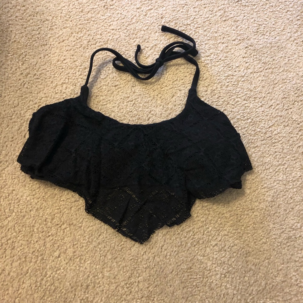 Black bikini top
